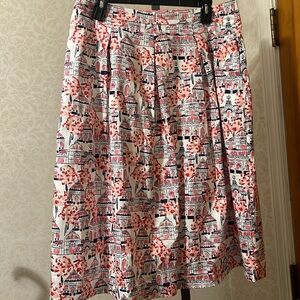 Boden Lola pleated skirt size12r
